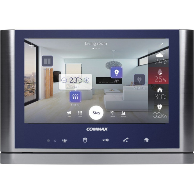 Абонентский монитор COMMAX CIOT-1020M Metalo Blue